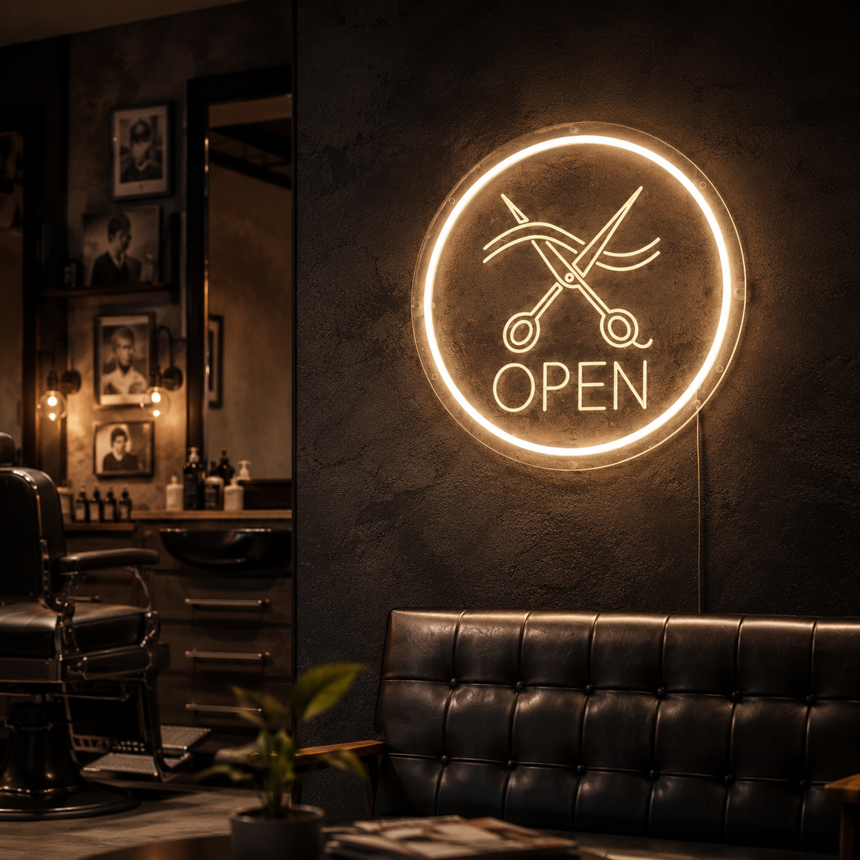 Open LED Neon Sign Home Wall Art Wall Neon Sign - 02 High-Converting Product Image