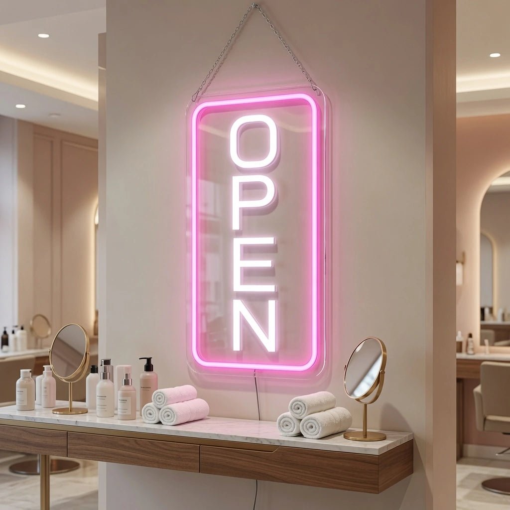 Open LED Neon Sign Wall Art - Shineneon