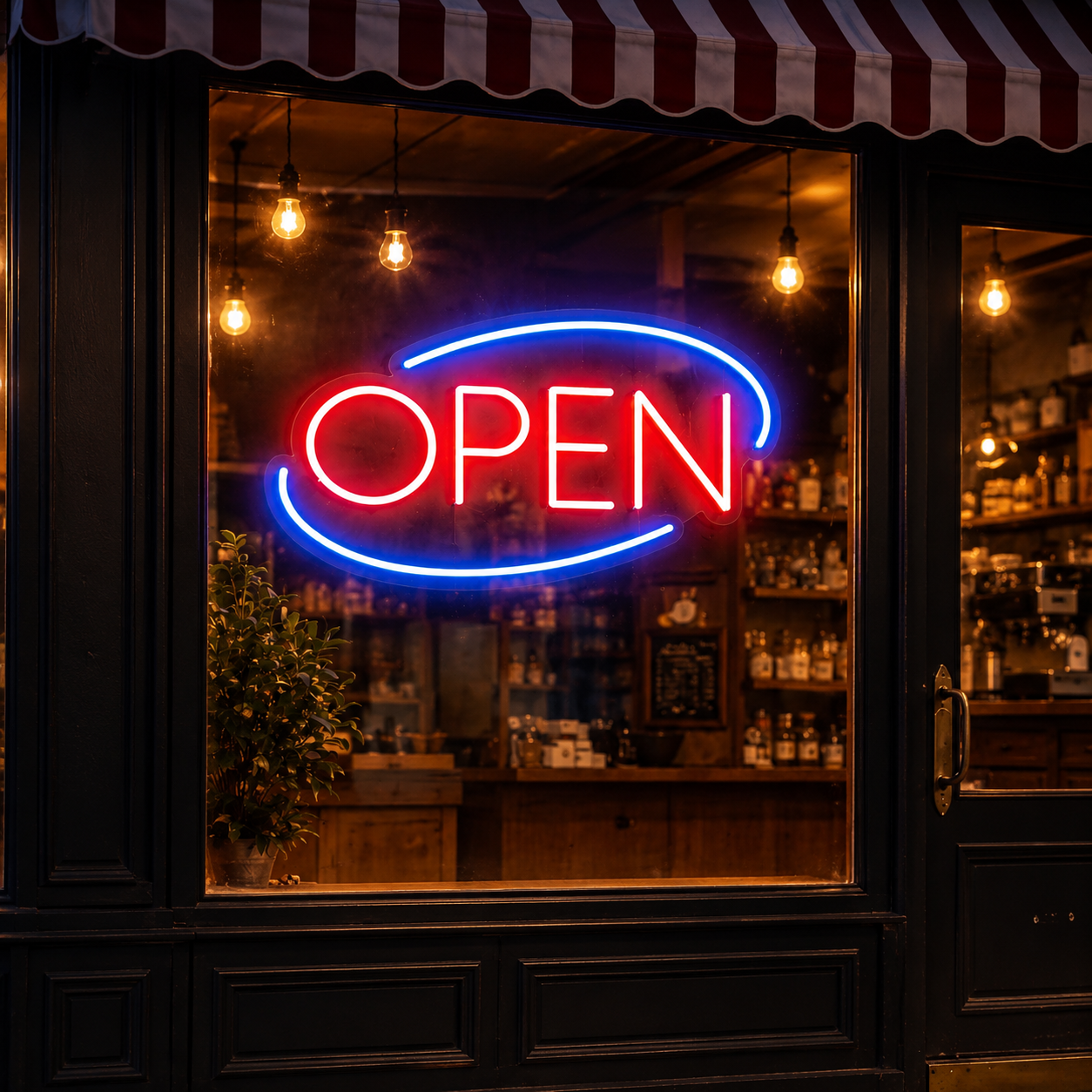 Open LED Neon Sign Wall Art Wall Neon Sign - 01 Original Product Image