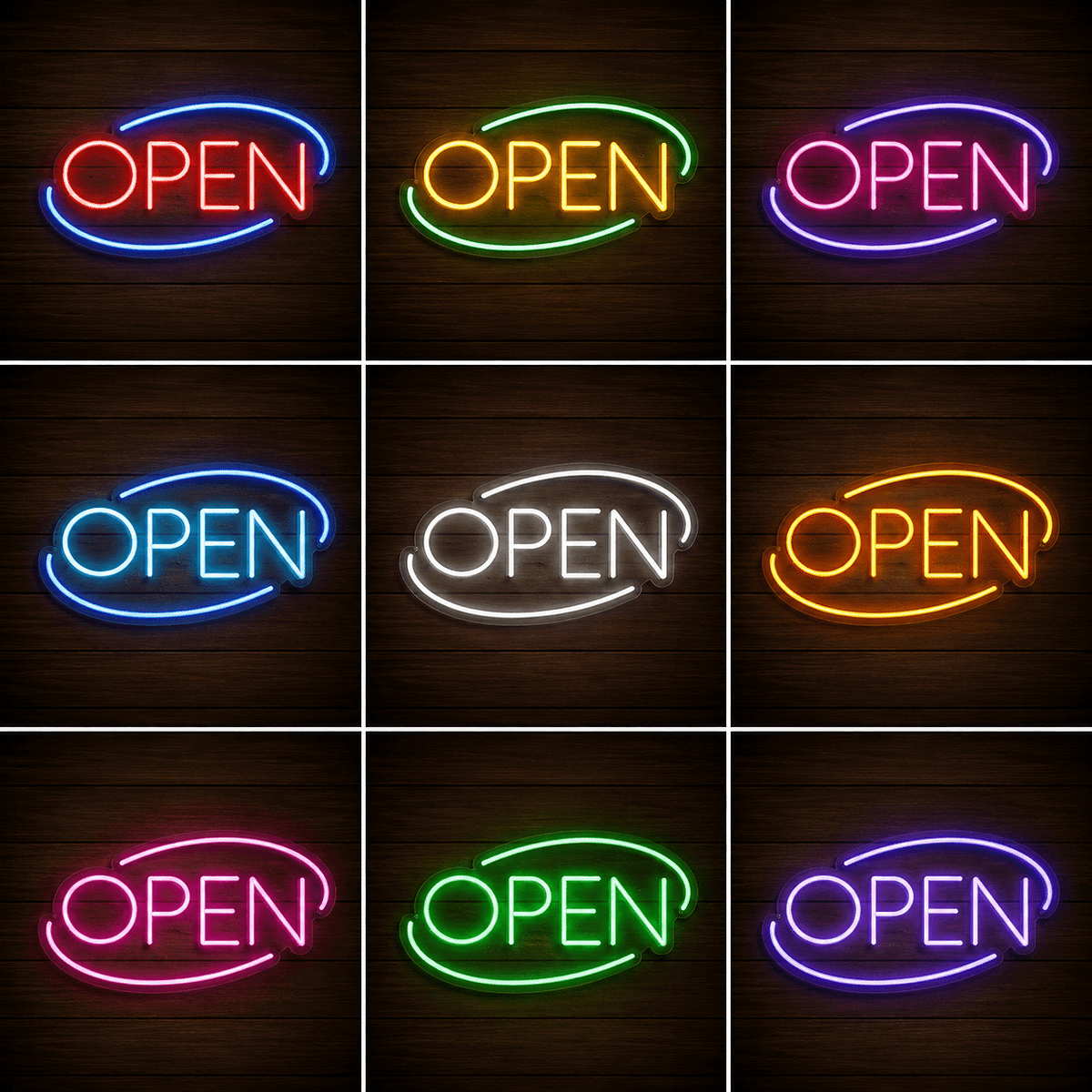 Open LED Neon Sign Wall Art Wall Neon Sign - Shineneon