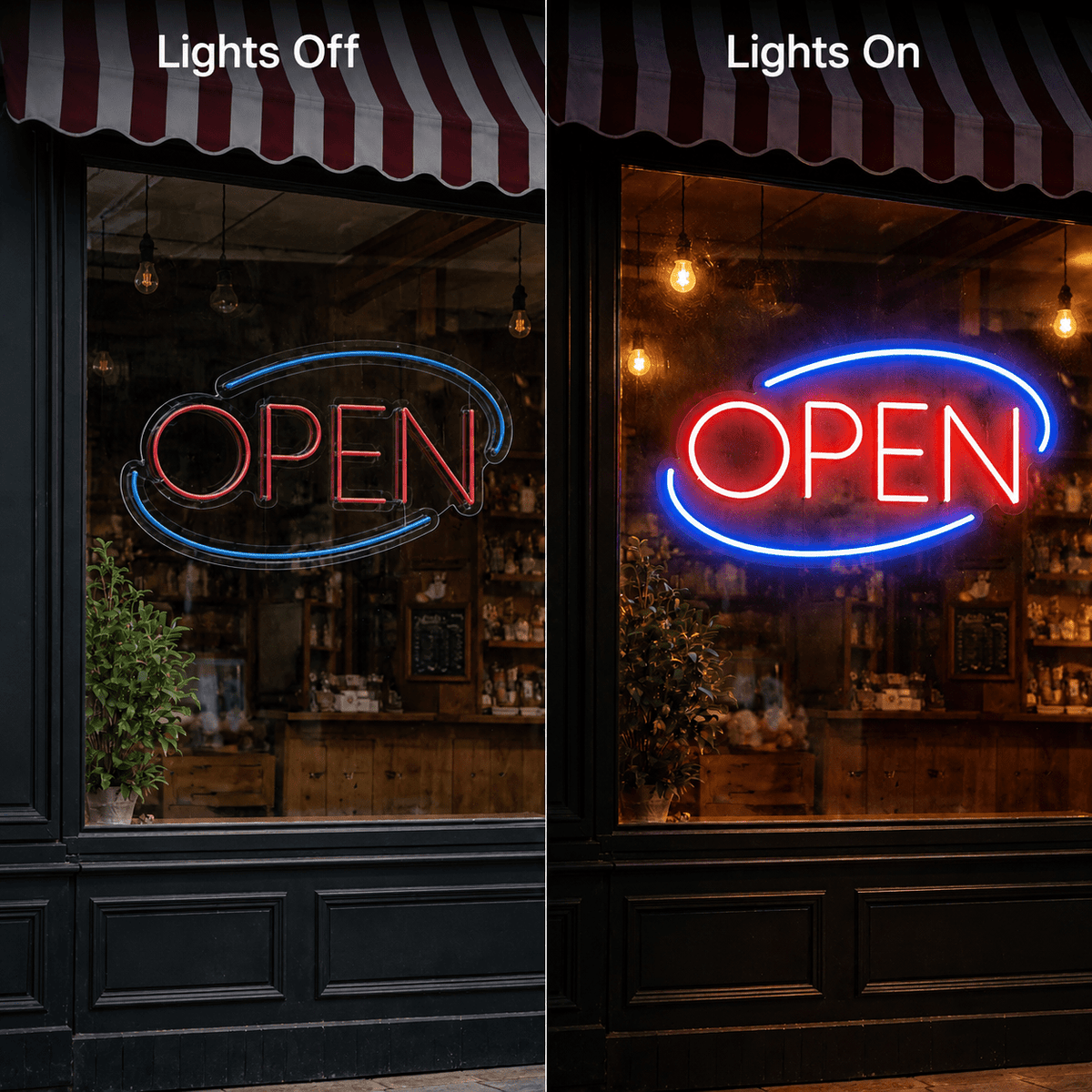 Open LED Neon Sign Wall Art Wall Neon Sign - Shineneon