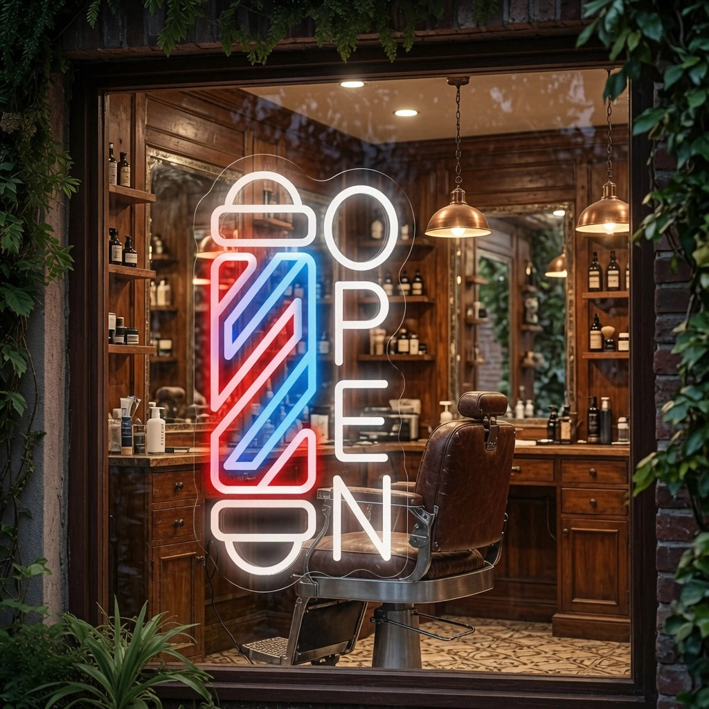 Open LED Neon Sign Wall Decor - 02 High-Converting Product Image