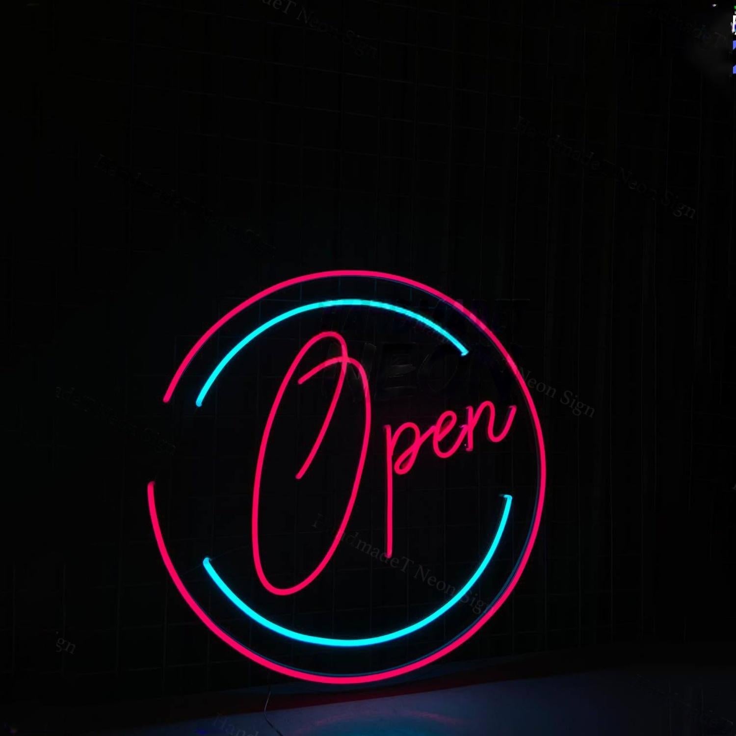 Open Led Sign Wall Decor - Shineneon