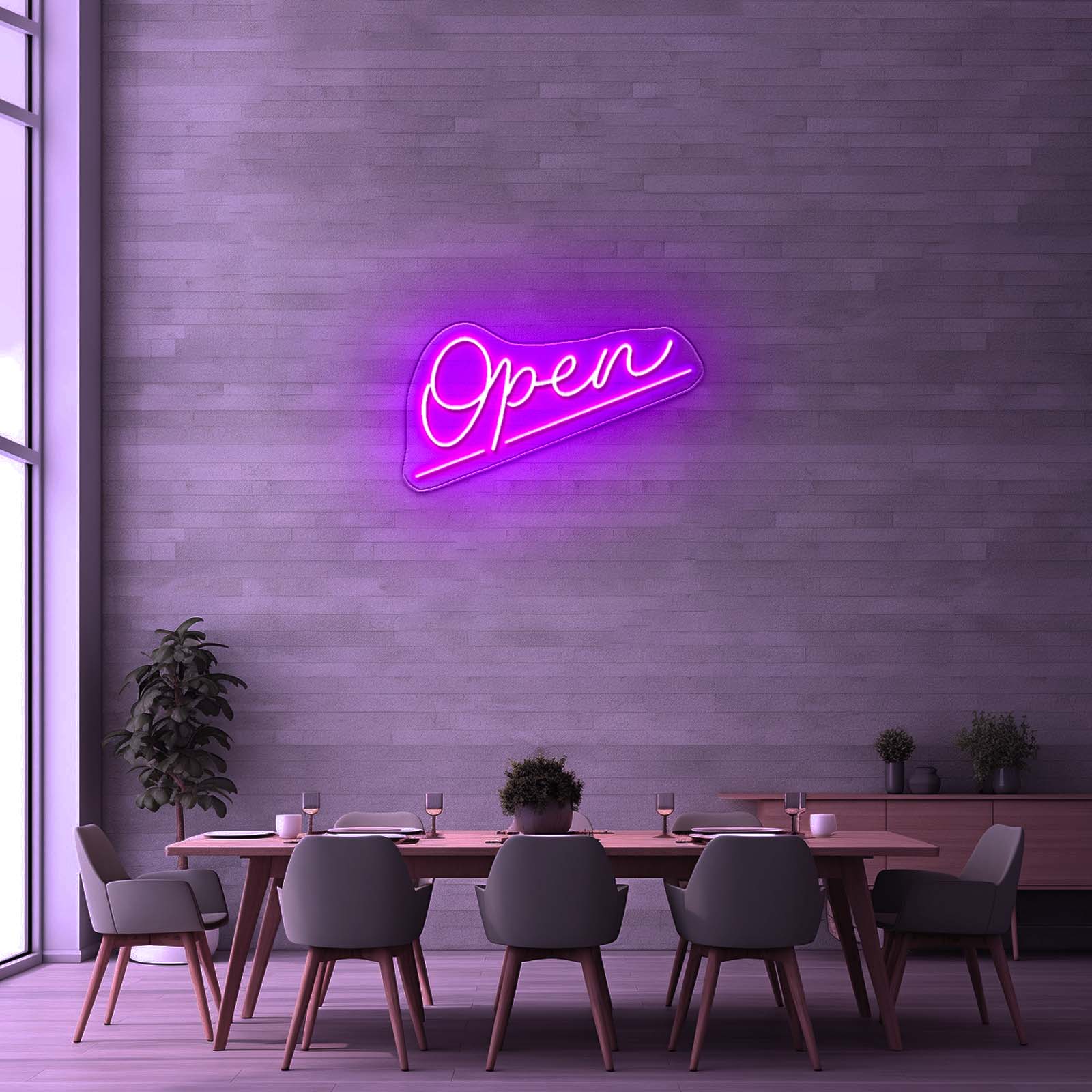 Open Neon Sign Business Sign Open Signs Led - Shineneon