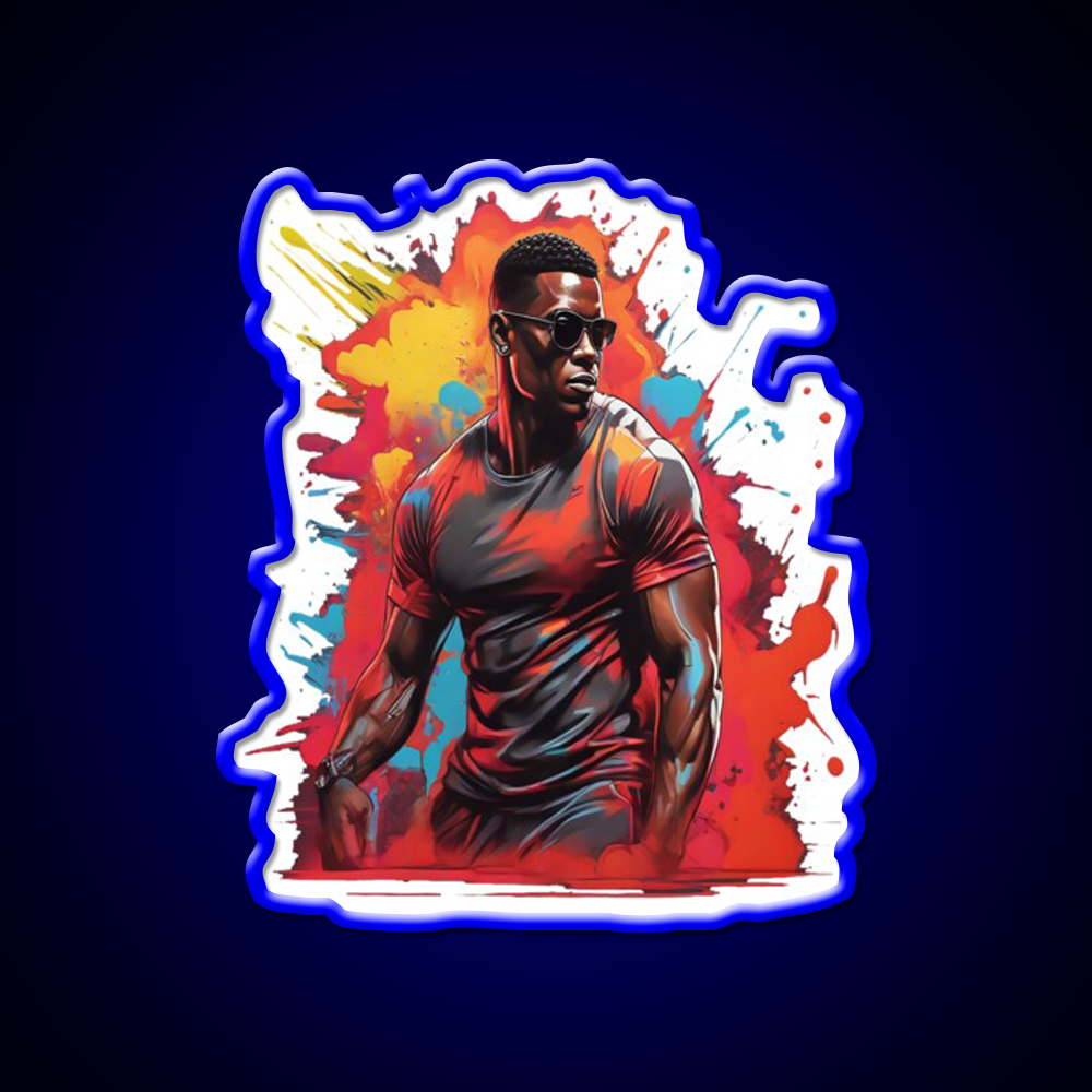 Open Powerlifting Gym Fitness Led Neon Sign Rgb Color