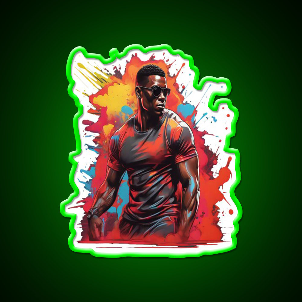 Open Powerlifting Gym Fitness Led Neon Sign Rgb Color