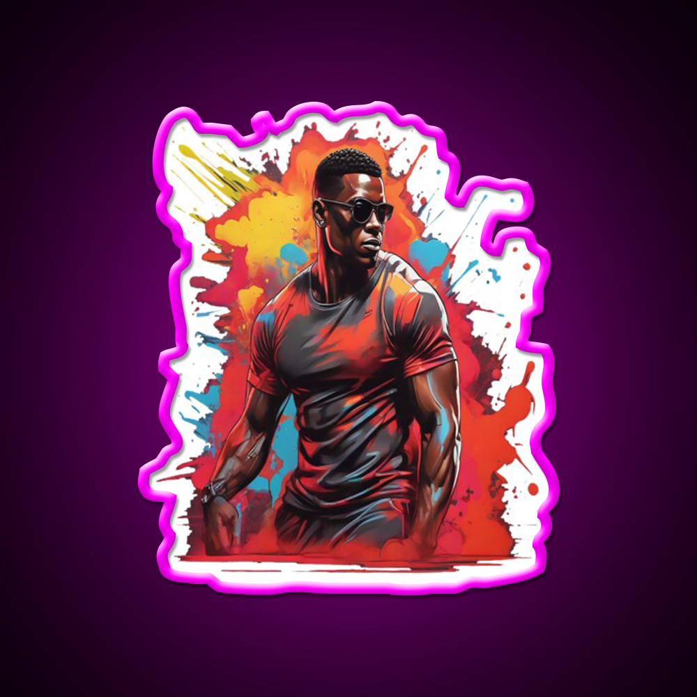 Open Powerlifting Gym Fitness Led Neon Sign Rgb Color