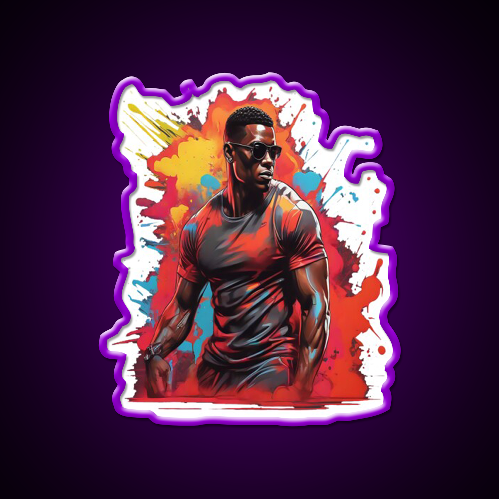 Open Powerlifting Gym Fitness Led Neon Sign Rgb Color