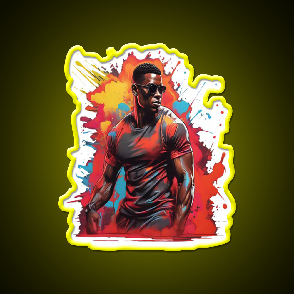 Open Powerlifting Gym Fitness Led Neon Sign Rgb Color