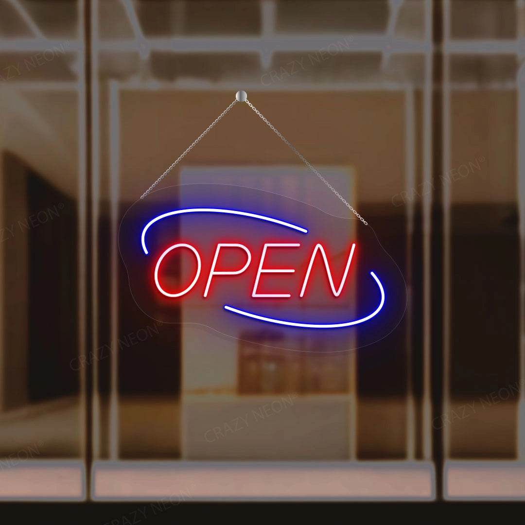 Open Sign Oval Shape | Shineneon