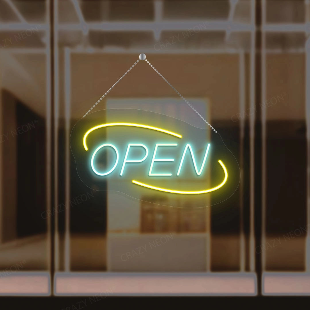 Open Sign Oval Shape | Shineneon