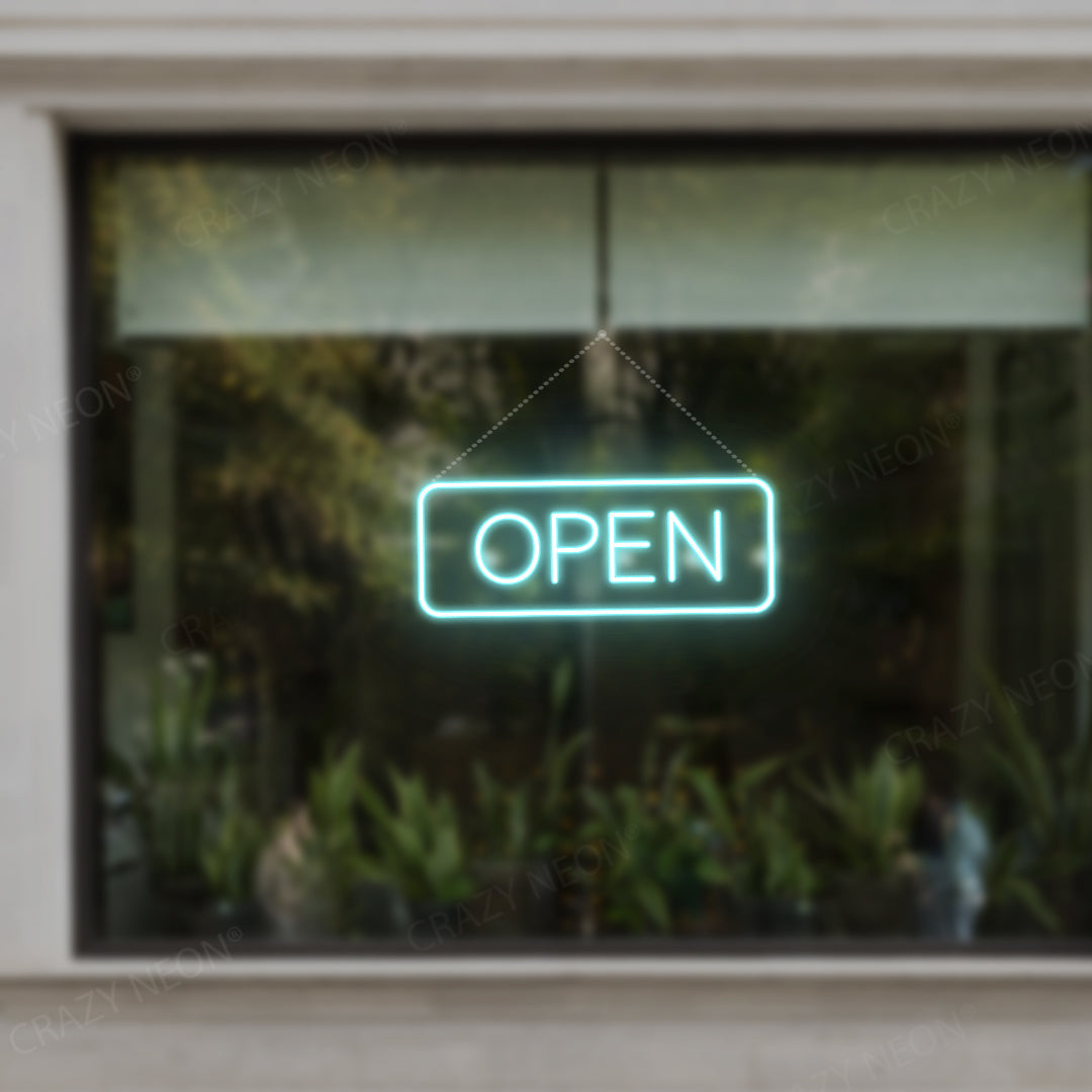 Open Sign Rectangle Shape | Shineneon