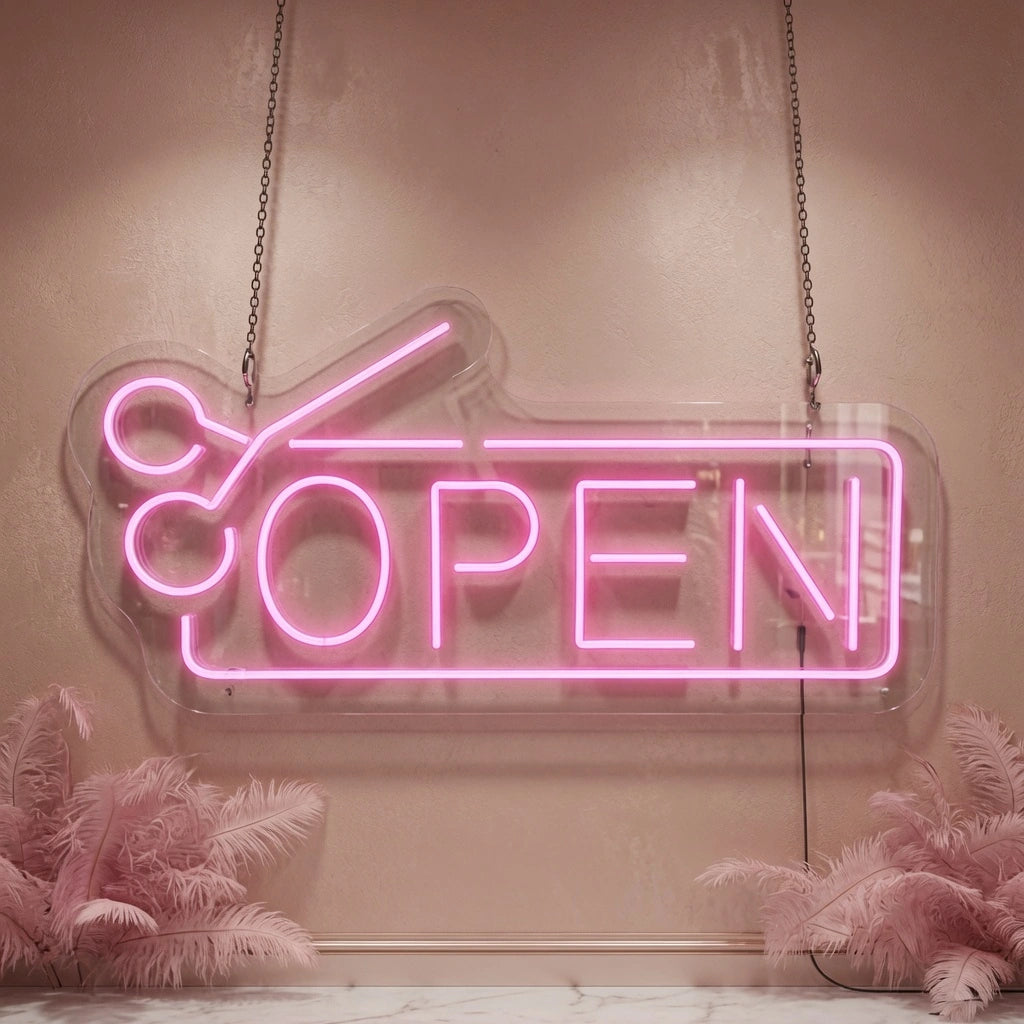 Open Store Wall Art LED Neon Sign - 02 High-Converting Product Image