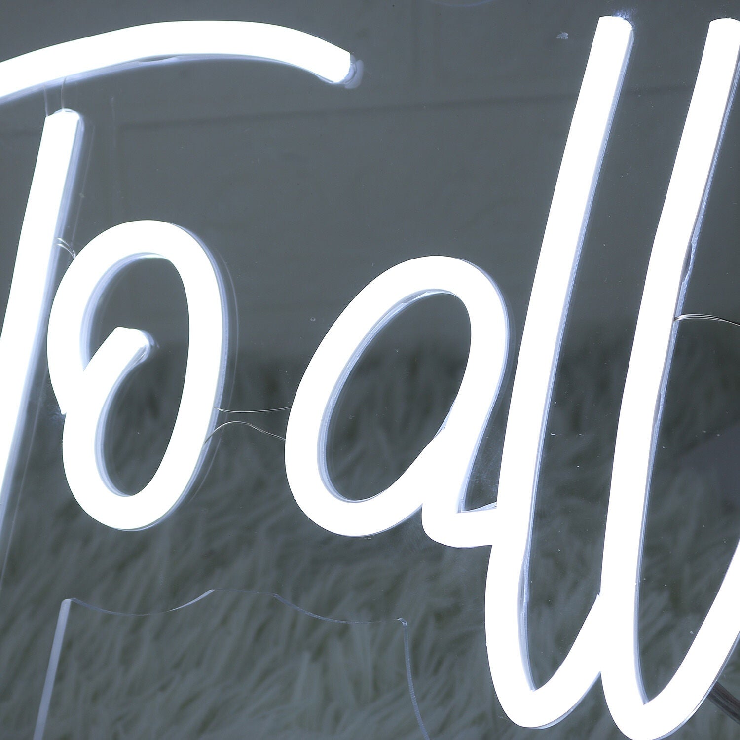 Open To All Styles White Led Neon Sign - Shineneon