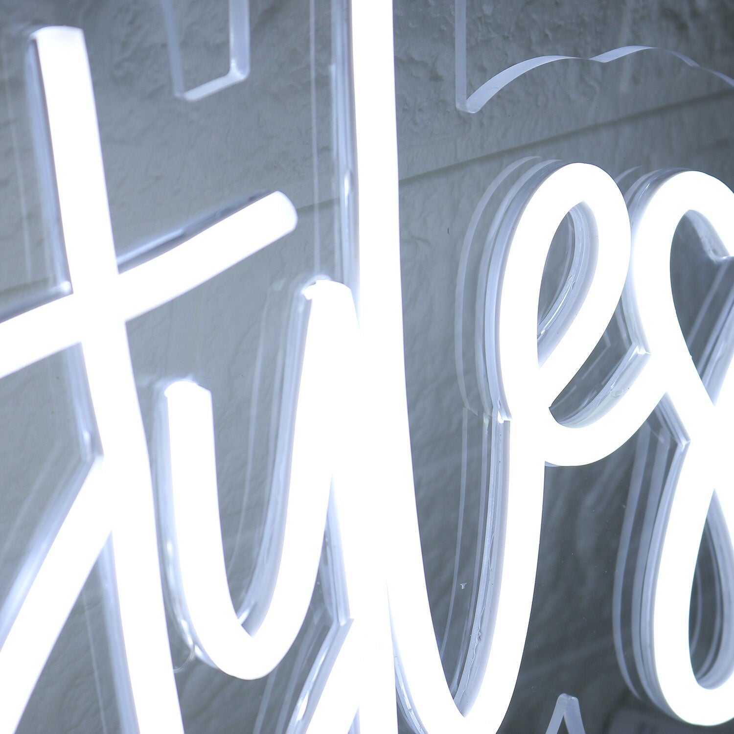 Open To All Styles White Led Neon Sign - Shineneon