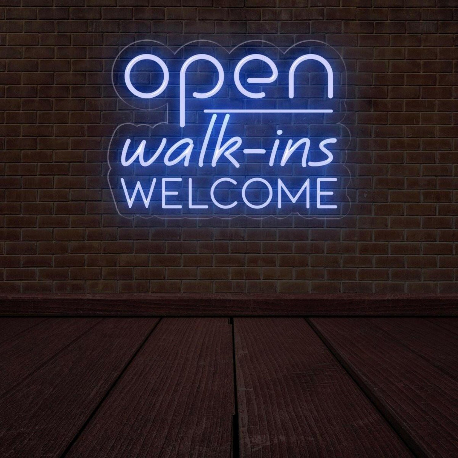 Open Walk-Ins Warm Yellow Led Neon Sign For Storefront Decor | Shineneon