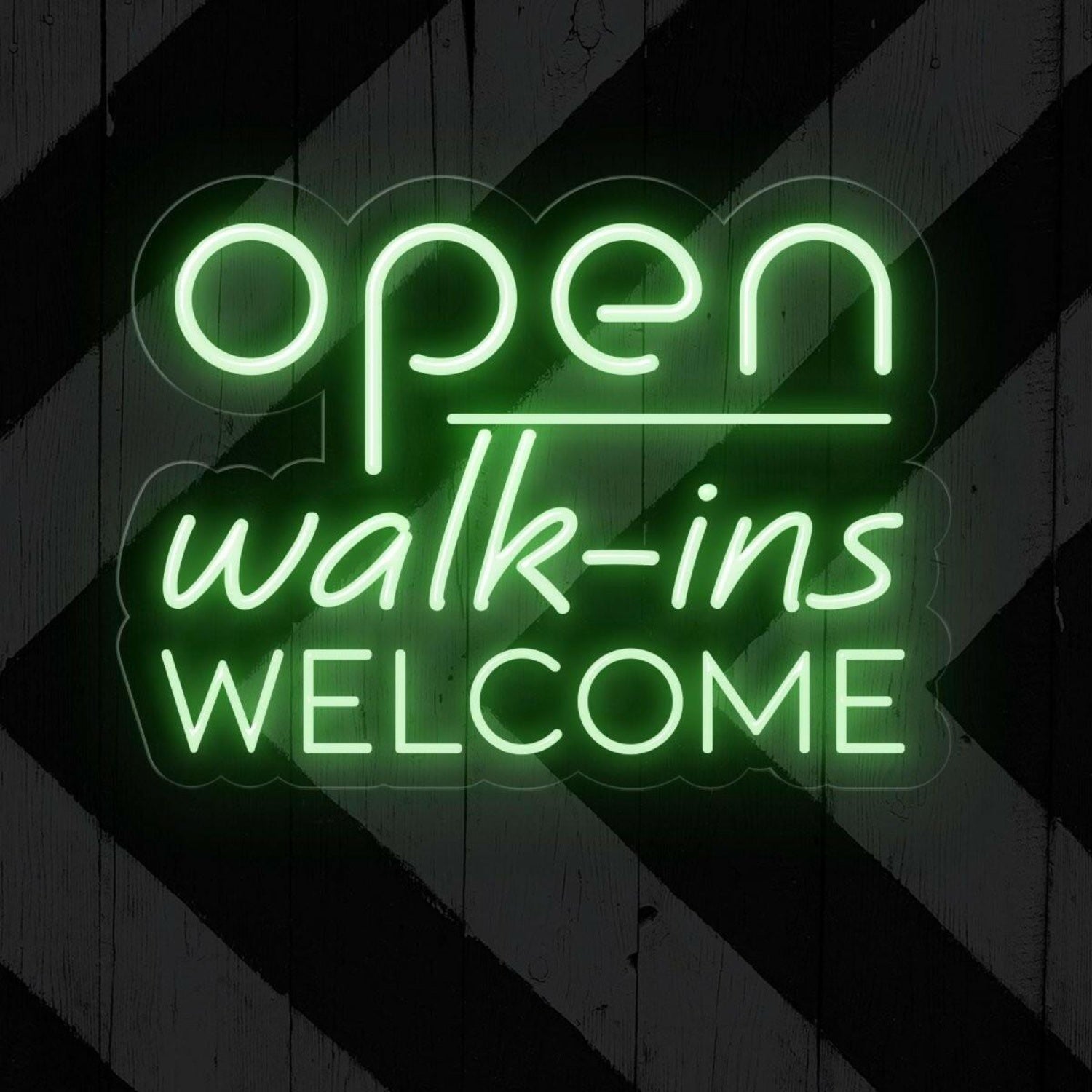 Open Walk-Ins Warm Yellow Led Neon Sign For Storefront Decor | Shineneon