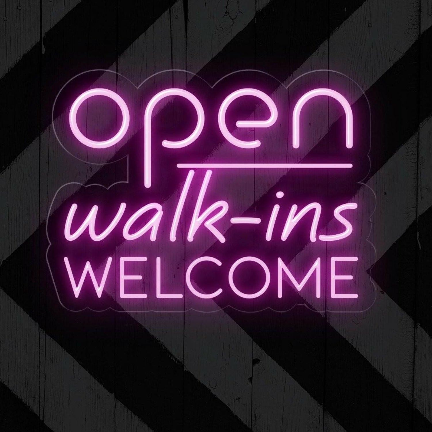 Open Walk-Ins Warm Yellow Led Neon Sign For Storefront Decor | Shineneon
