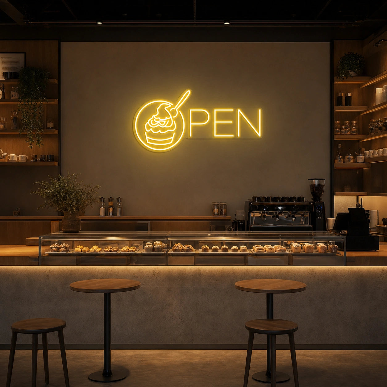 Open Wall Decor LED Neon Sign Garage Man Cave Neon Sign size image