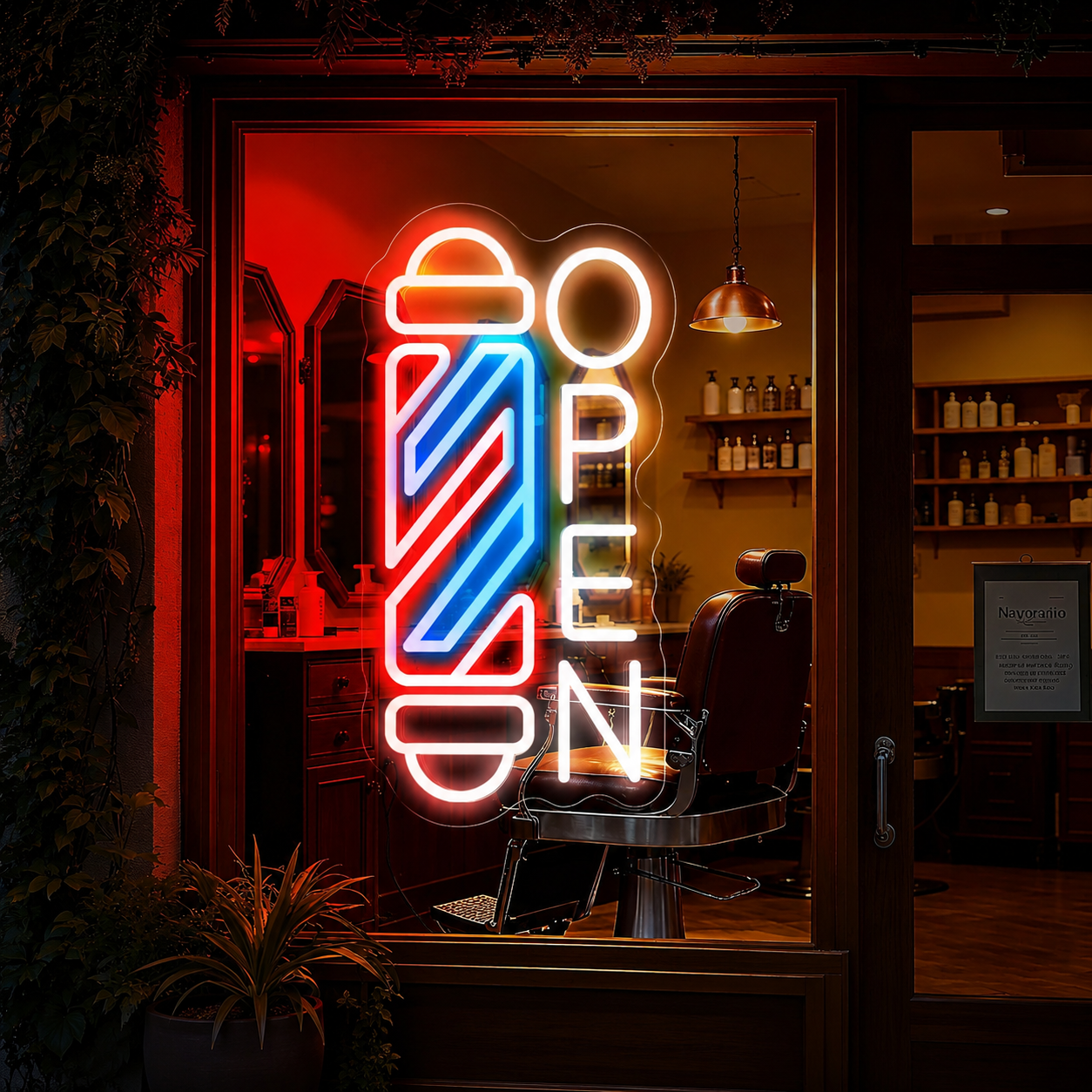 Open Wall Decor LED Neon Sign Wall Decor - 01 Original Product Image
