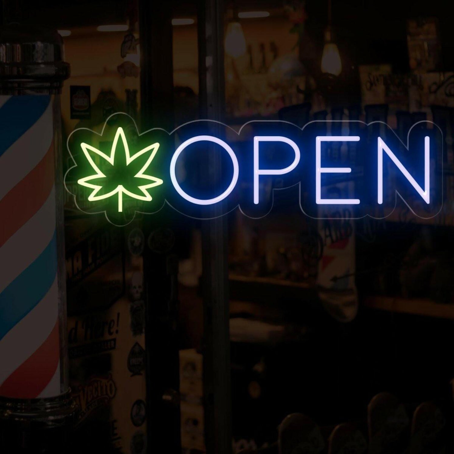 Open Weed Led Neon Sign | Shineneon