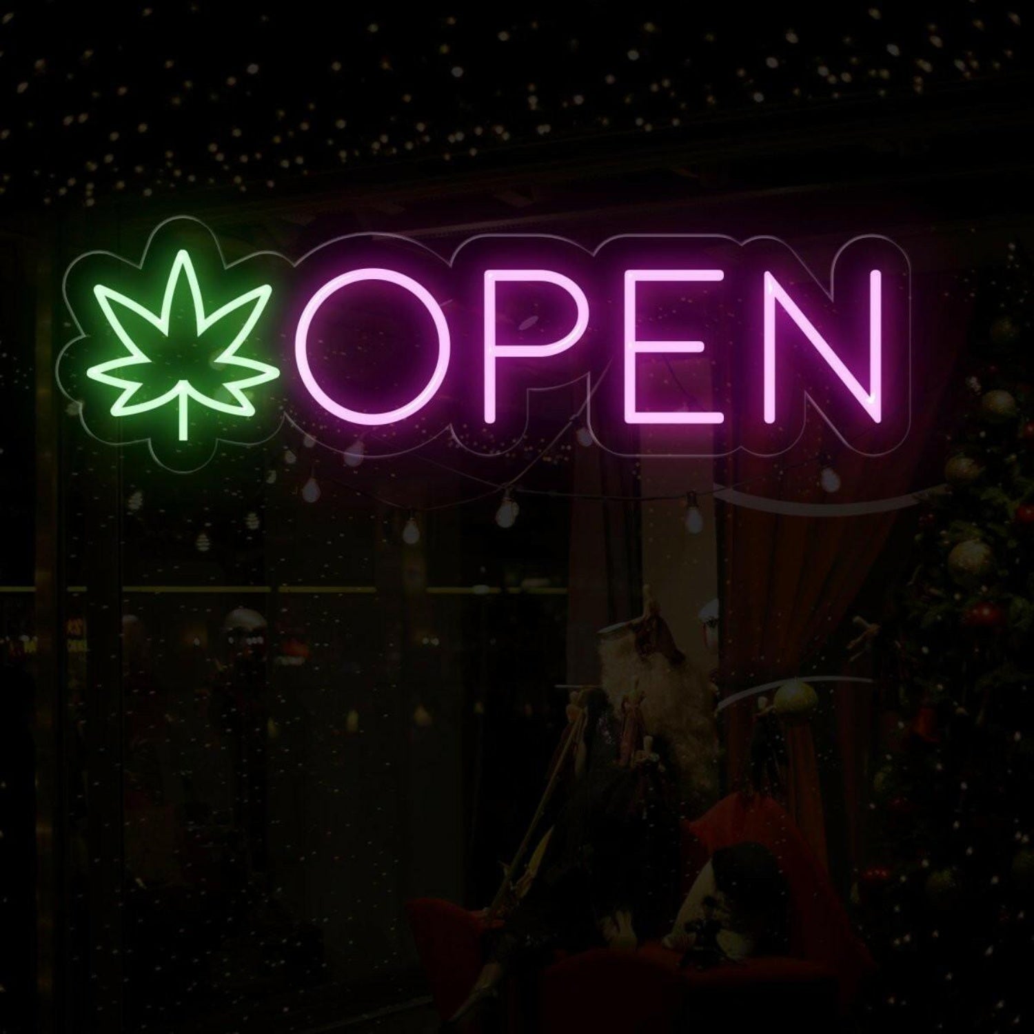 Open Weed Led Neon Sign | Shineneon