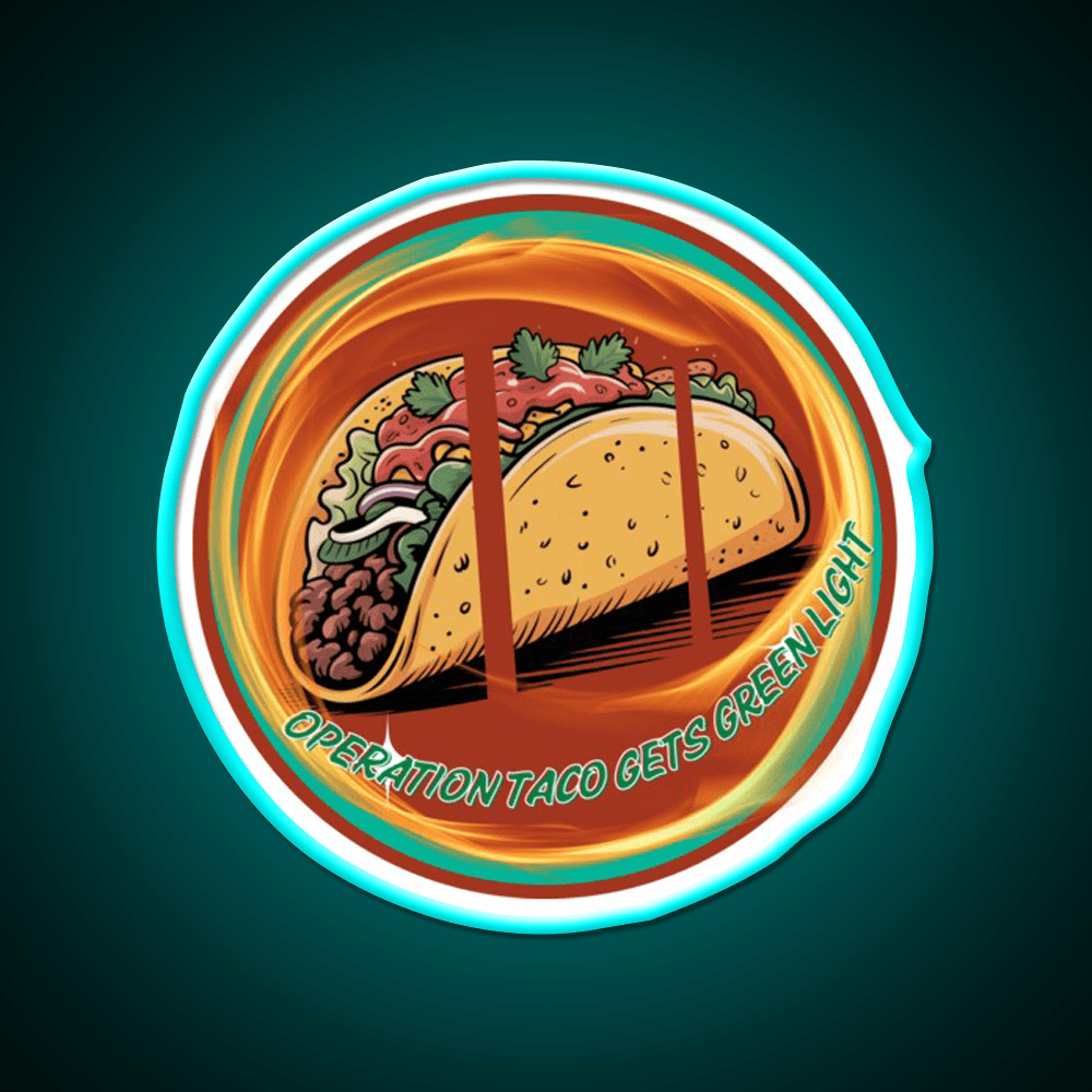 Operation Taco Gets Green Light Taco Led Neon Sign Rgb Color - Shineneon