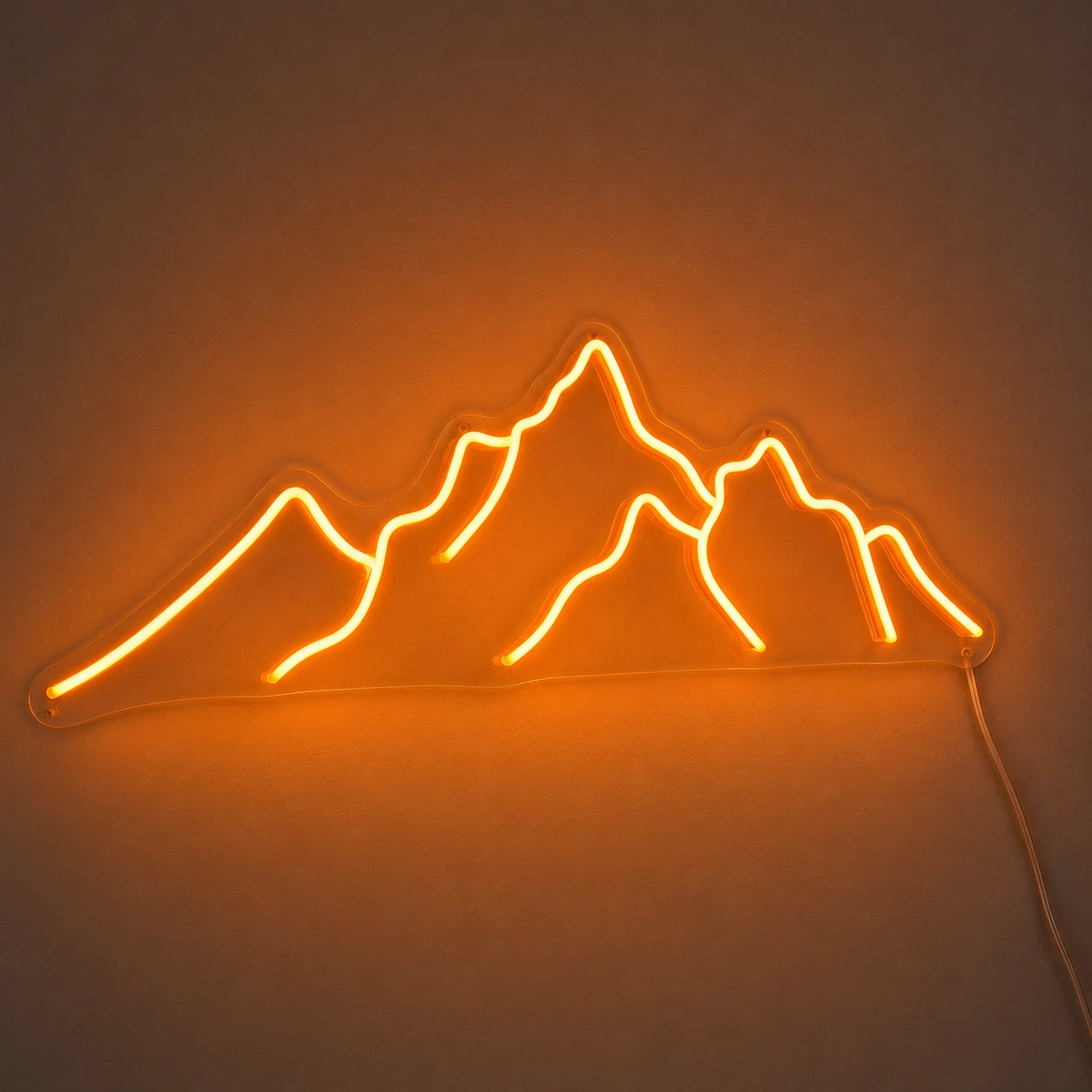 Orange Mountain Ridge Neon Sign LED Neon Sign main product image
