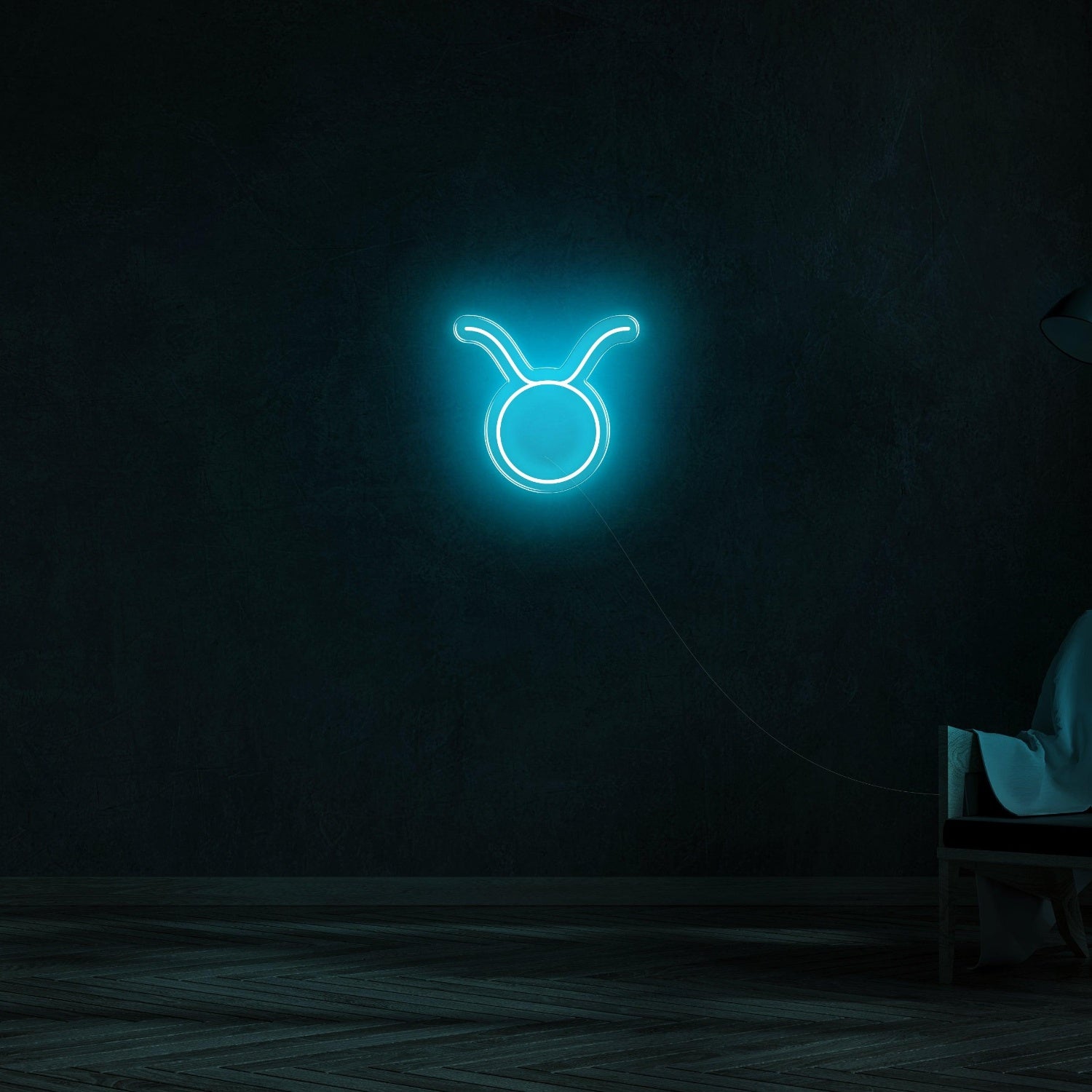 Orange-Red Taurus Zodiac Led Neon Sign For Modern Home Decor | Shineneon