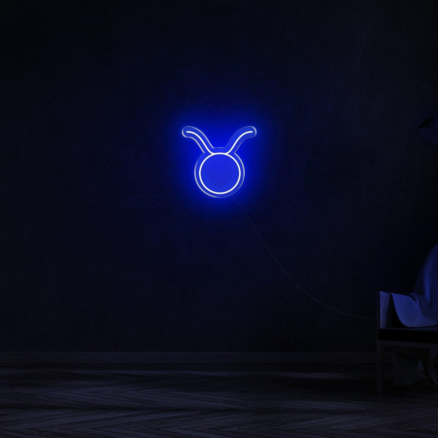 Orange-Red Taurus Zodiac Led Neon Sign For Modern Home Decor | Shineneon