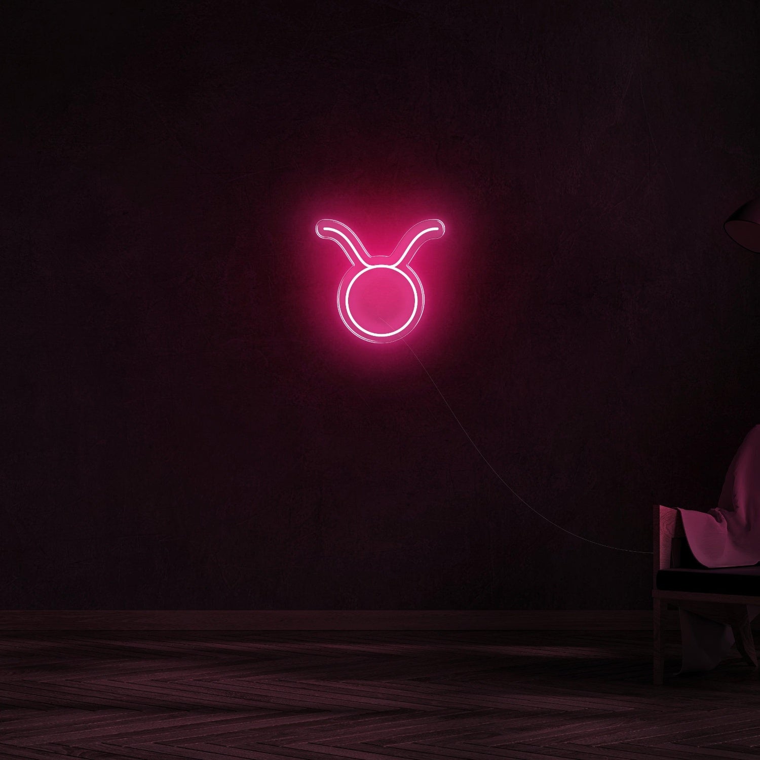 Orange-Red Taurus Zodiac Led Neon Sign For Modern Home Decor | Shineneon