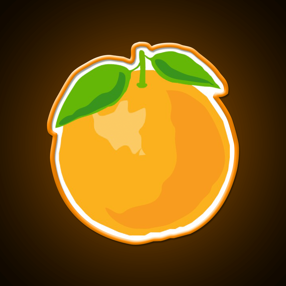 Orange Snack Food Led Neon Sign Rgb Color - Shineneon