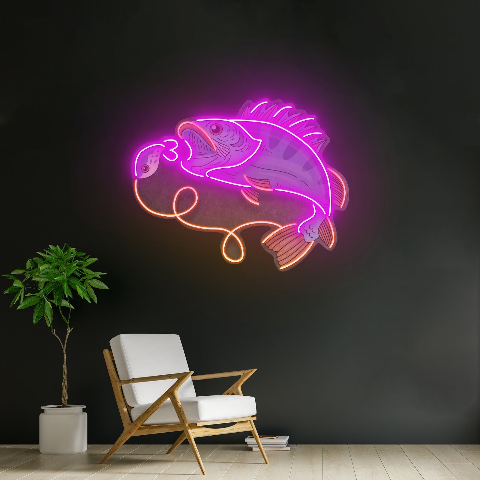 Orangetail Fish Led Neon Sign Light Custom Led Signs - Shineneon