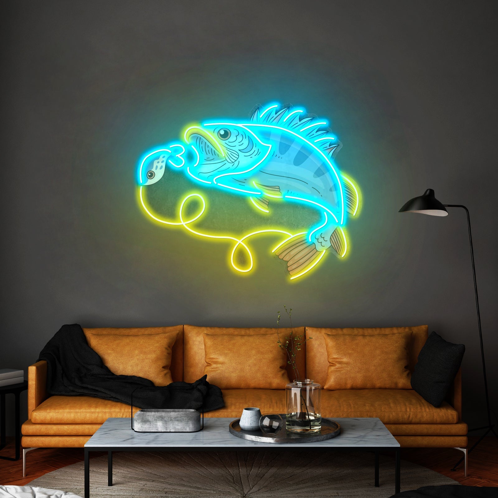 Orangetail Fish Led Neon Sign Light Custom Led Signs - Shineneon