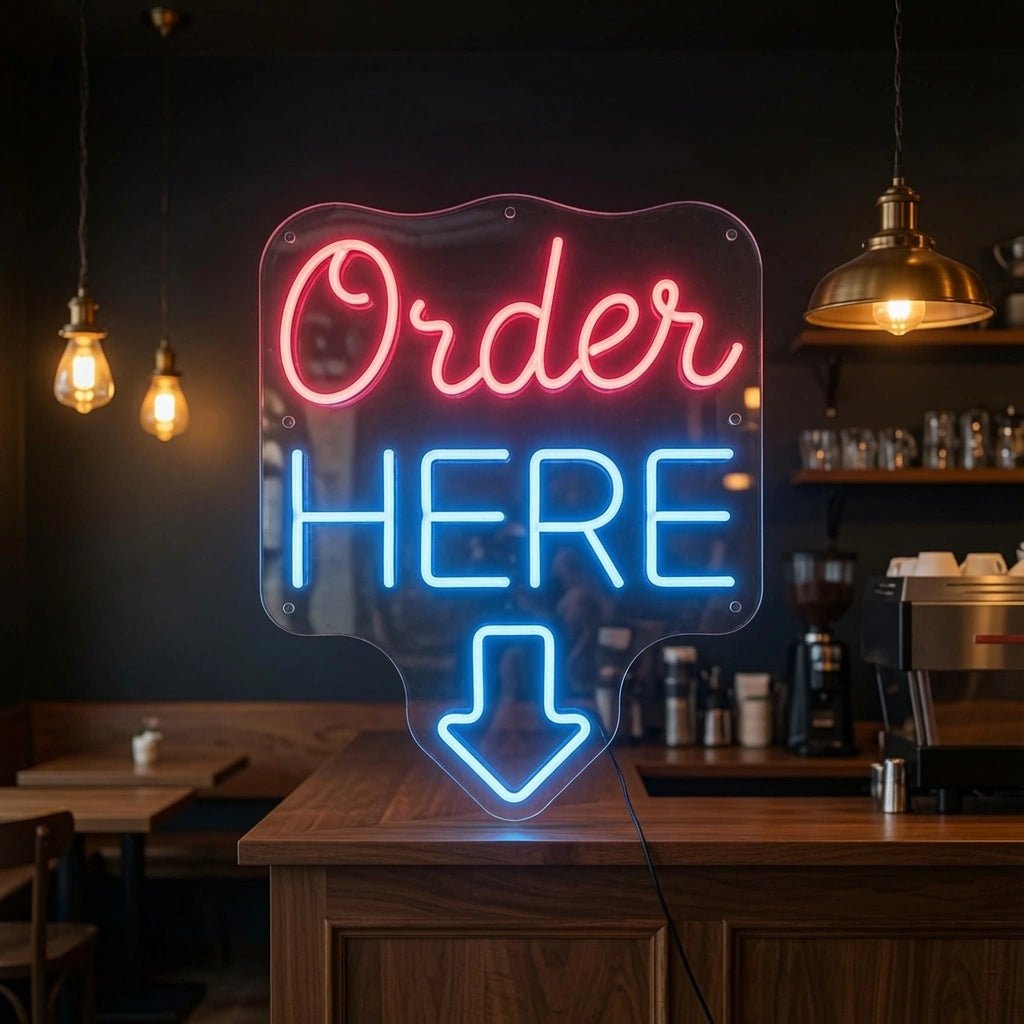 Order Here LED Neon Sign - Shineneon