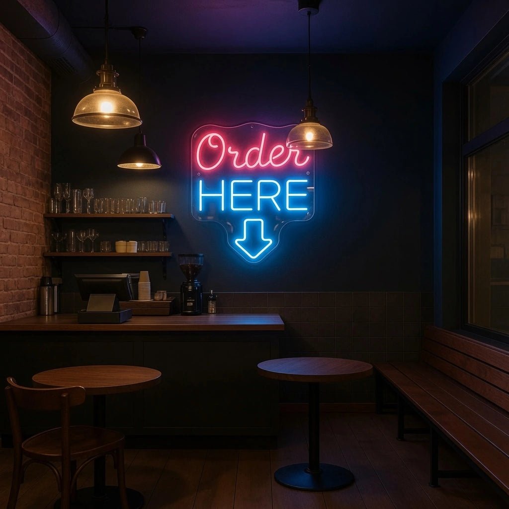 Order Here LED Neon Sign - Shineneon
