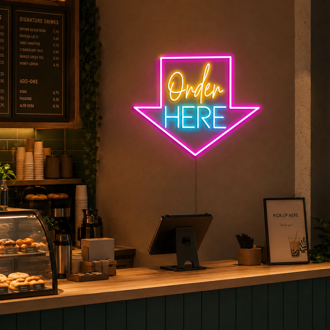 Order Here LED Neon Sign Home Decor - 02 High-Converting Product Image