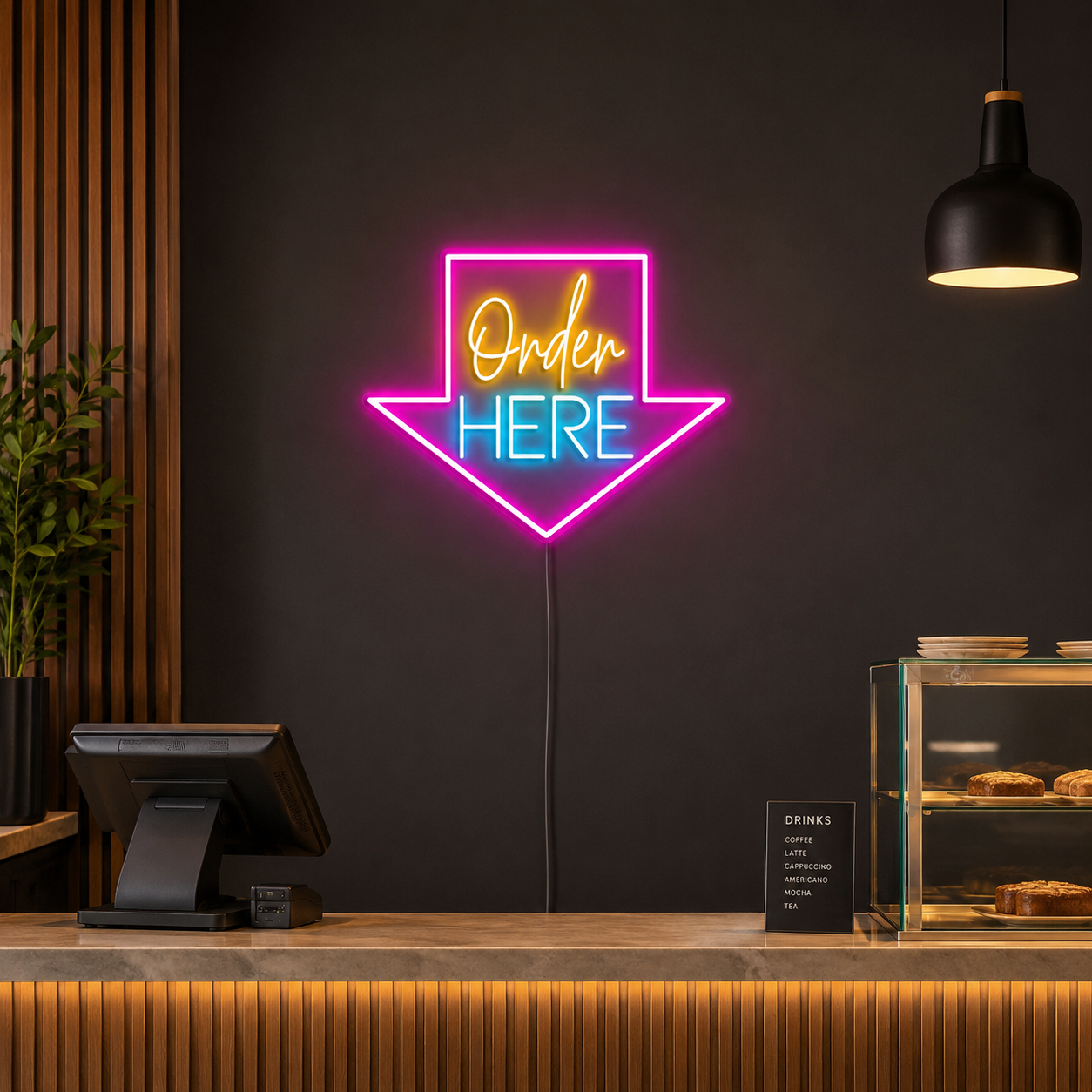 Order Here LED Neon Sign Home Decor - 04 Size Image