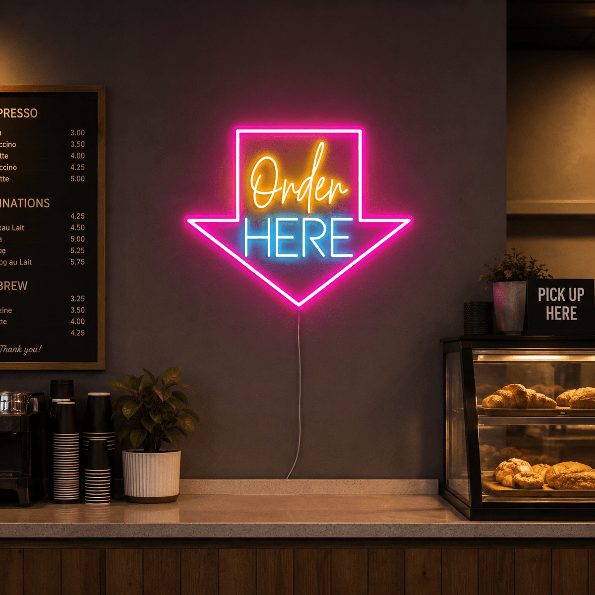 Order Here LED Neon Sign Home Decor - Shineneon
