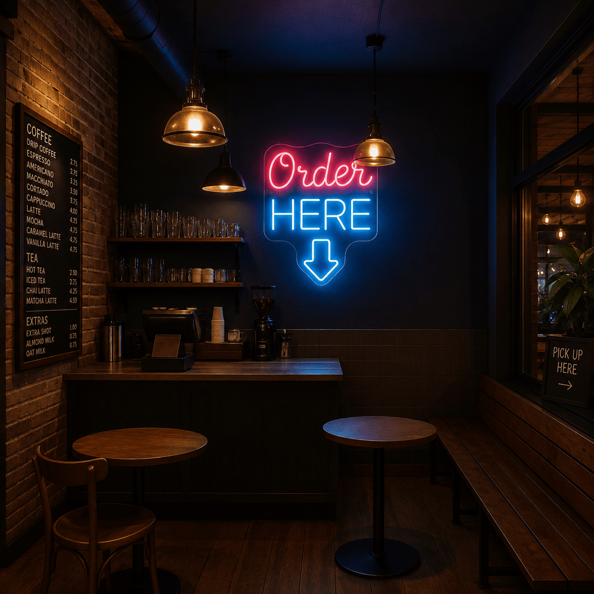 Order Here LED Neon Sign Home Wall Art - Shineneon