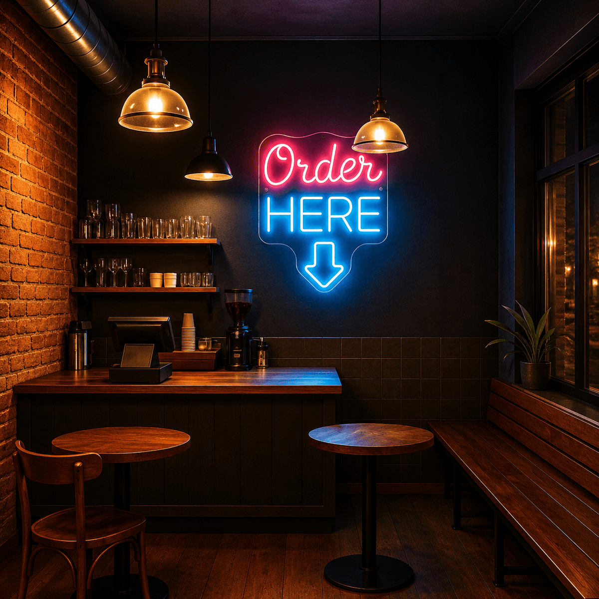 Order Here LED Neon Sign Home Wall Art - Shineneon