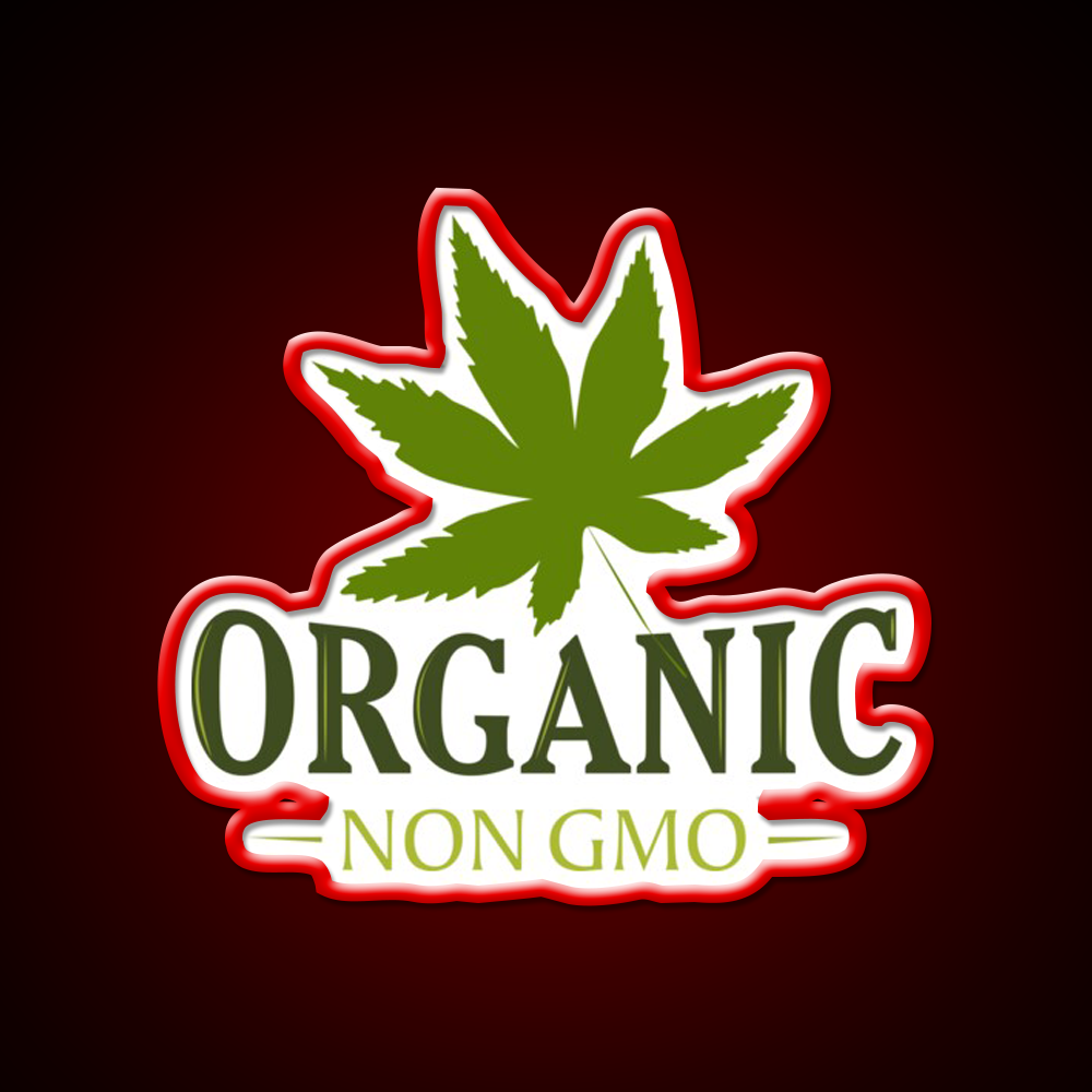 Organic Non Gmo Hemp Inspired Green Leaf Led Neon Sign Rgb Color - LED neon sign view 10