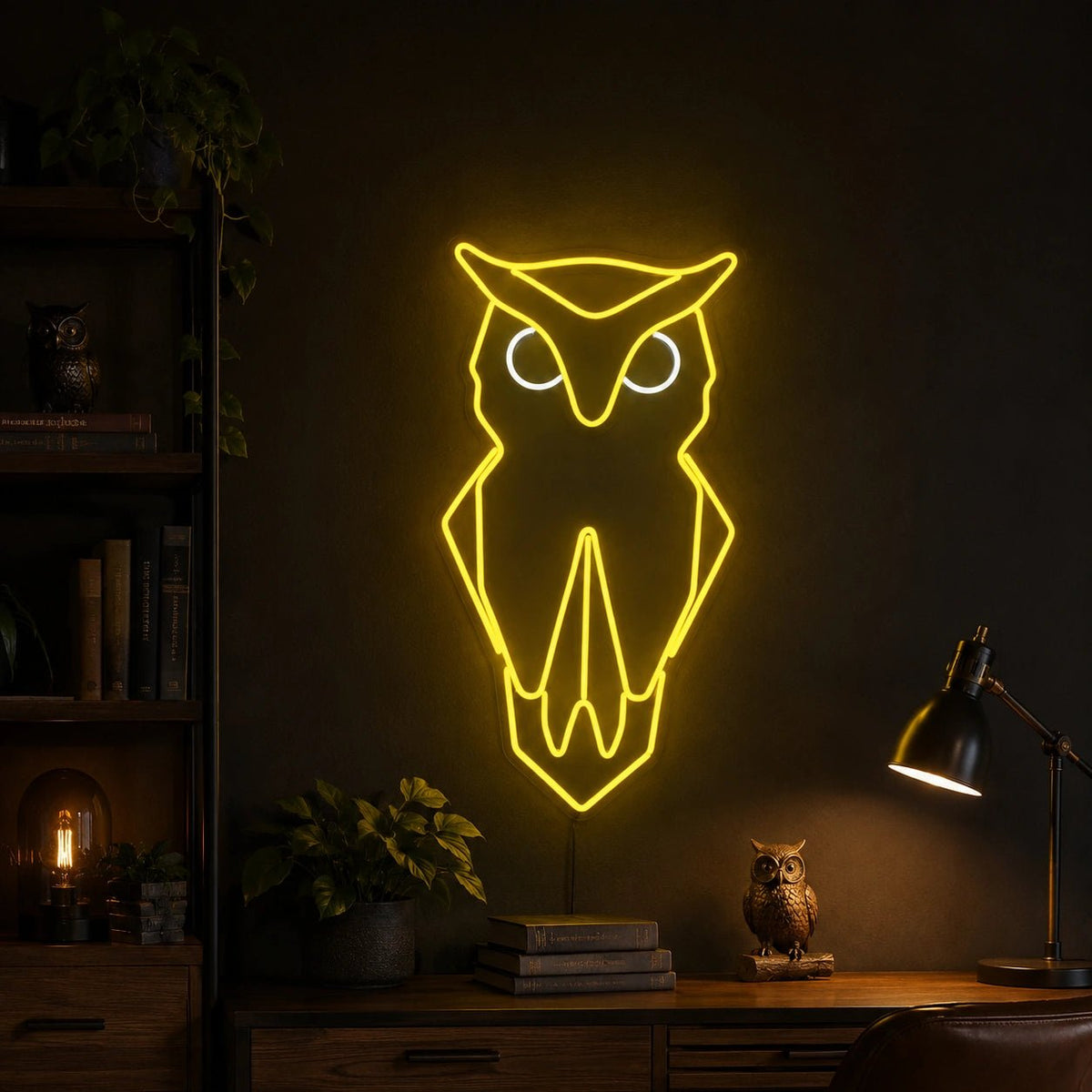Origami Owl Face LED Neon Sign - Shineneon