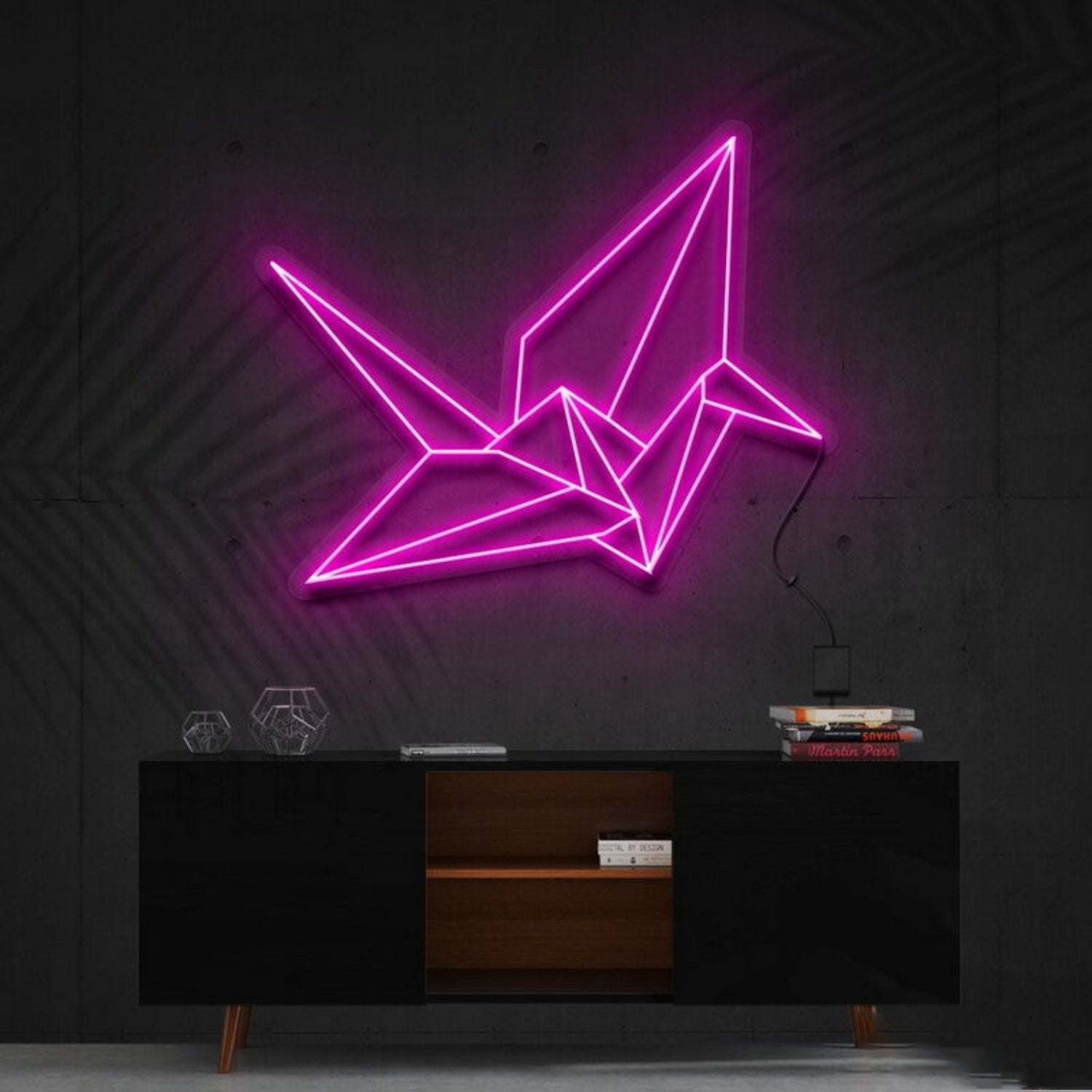 Origami Swan Led Neon Sign Fartistic And Modern Decor | Shineneon