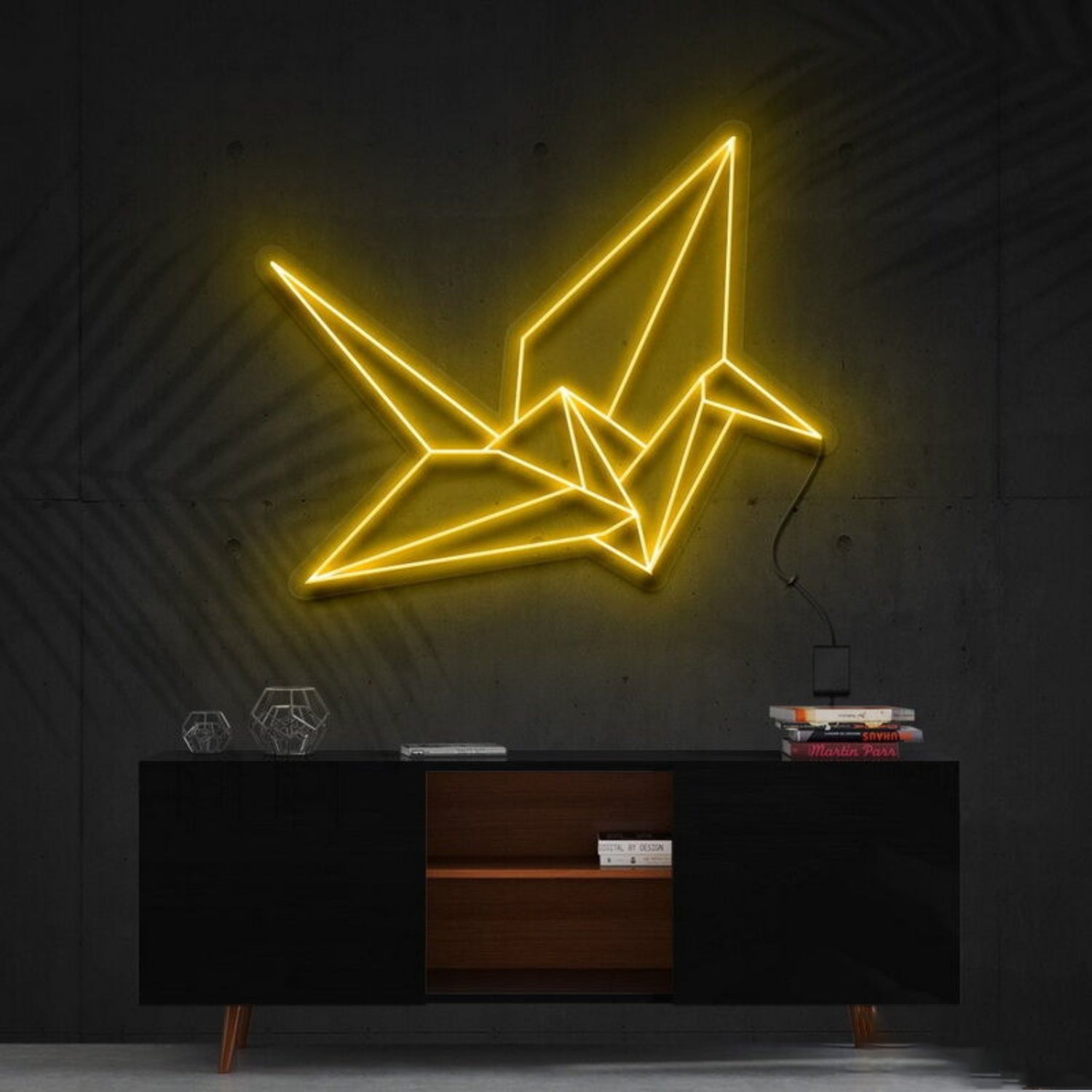 Origami Swan Led Neon Sign Fartistic And Modern Decor | Shineneon