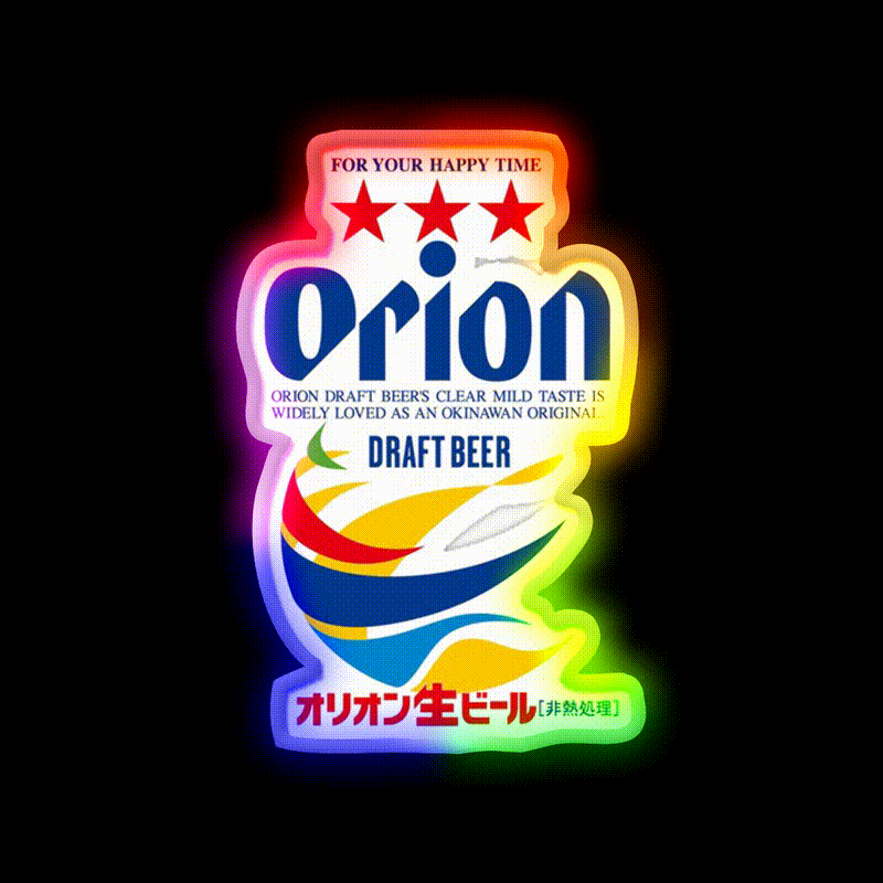 Orion Beer Bar Decor Led Neon Sign Rgb Color