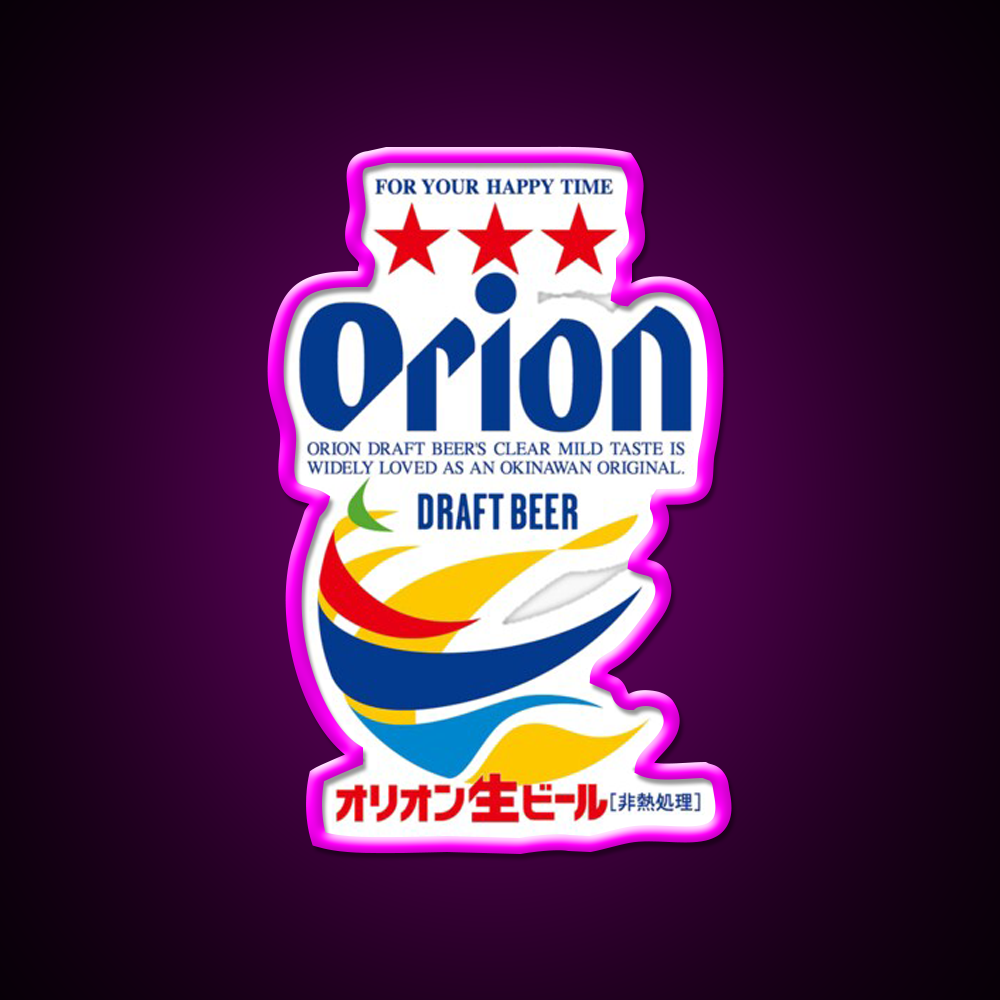 Orion Beer Bar Decor Led Neon Sign Rgb Color
