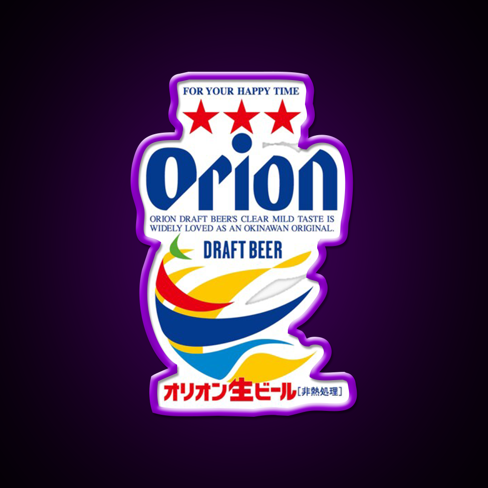 Orion Beer Bar Decor Led Neon Sign Rgb Color