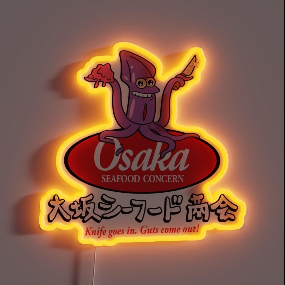 Osaka Seafood Concern Rgb Led Neon Sign - Shineneon