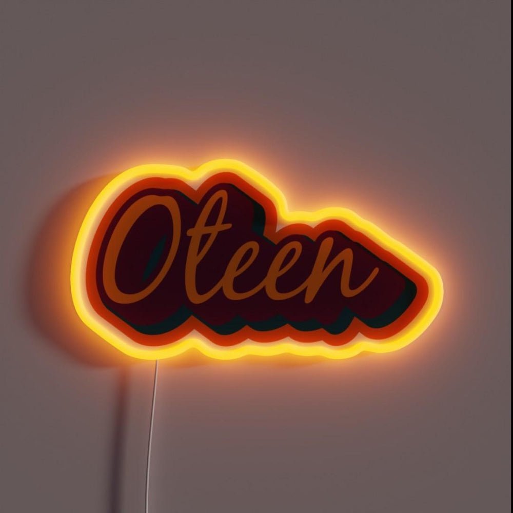Oteen Nc Asheville Wnc Rgb Led Neon Sign - Shineneon